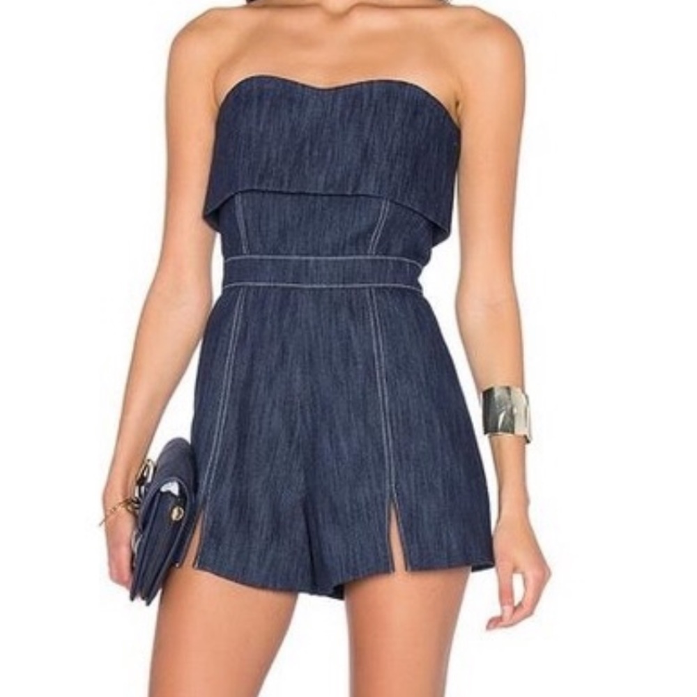Alexis denim romper